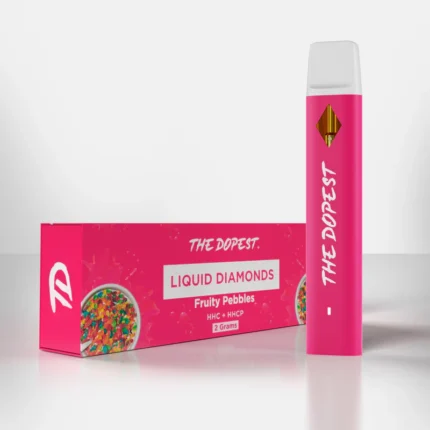 Fruity Pebbles vape 2G HHCP Liquid Diamonds Indica Disposable